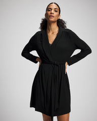 BLACK - Short Robe
