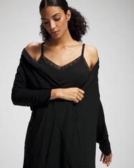 BLACK - Short Robe