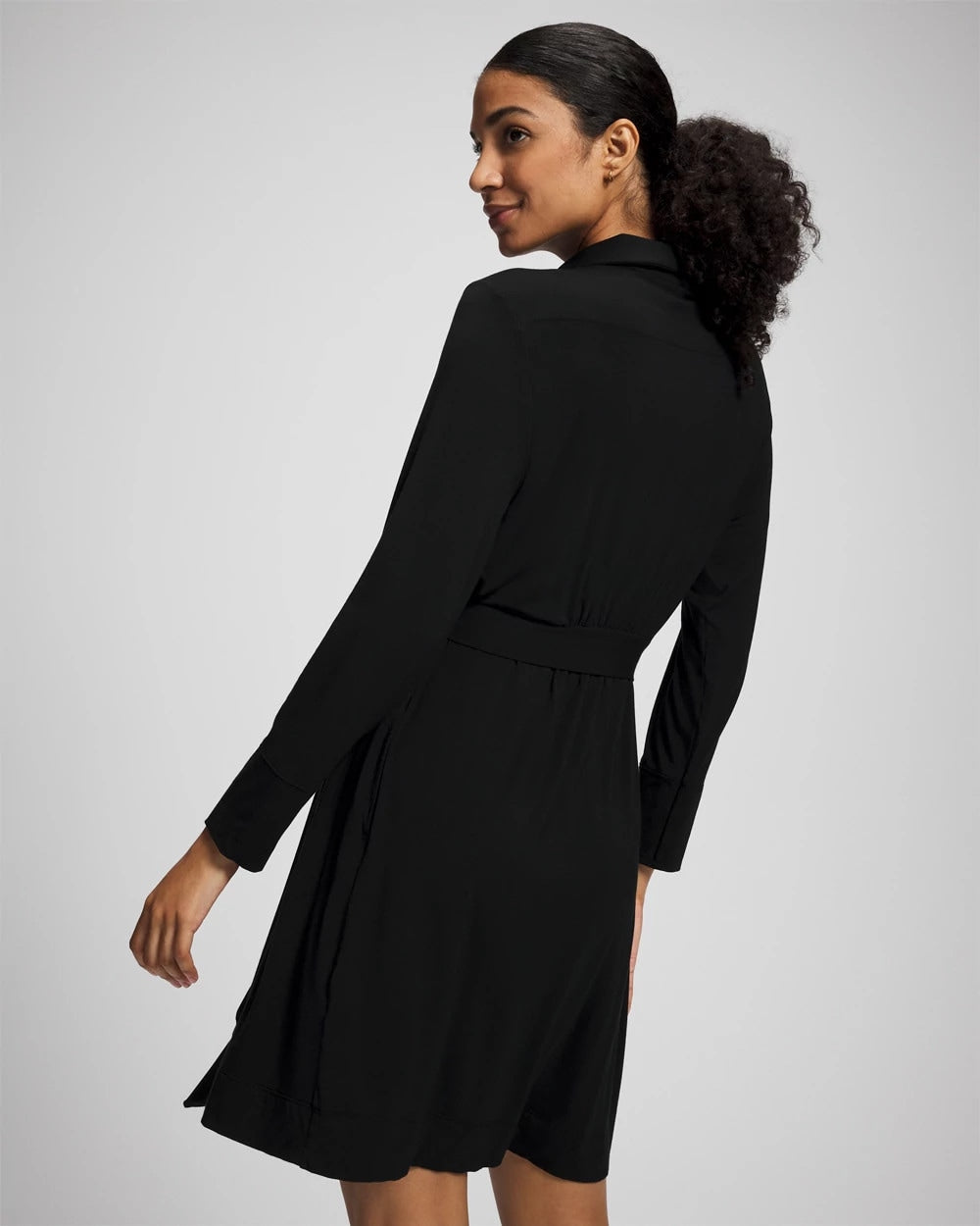 BLACK - Short Robe