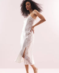 IVORY - Soma's Sexiest Silk Lace Gown