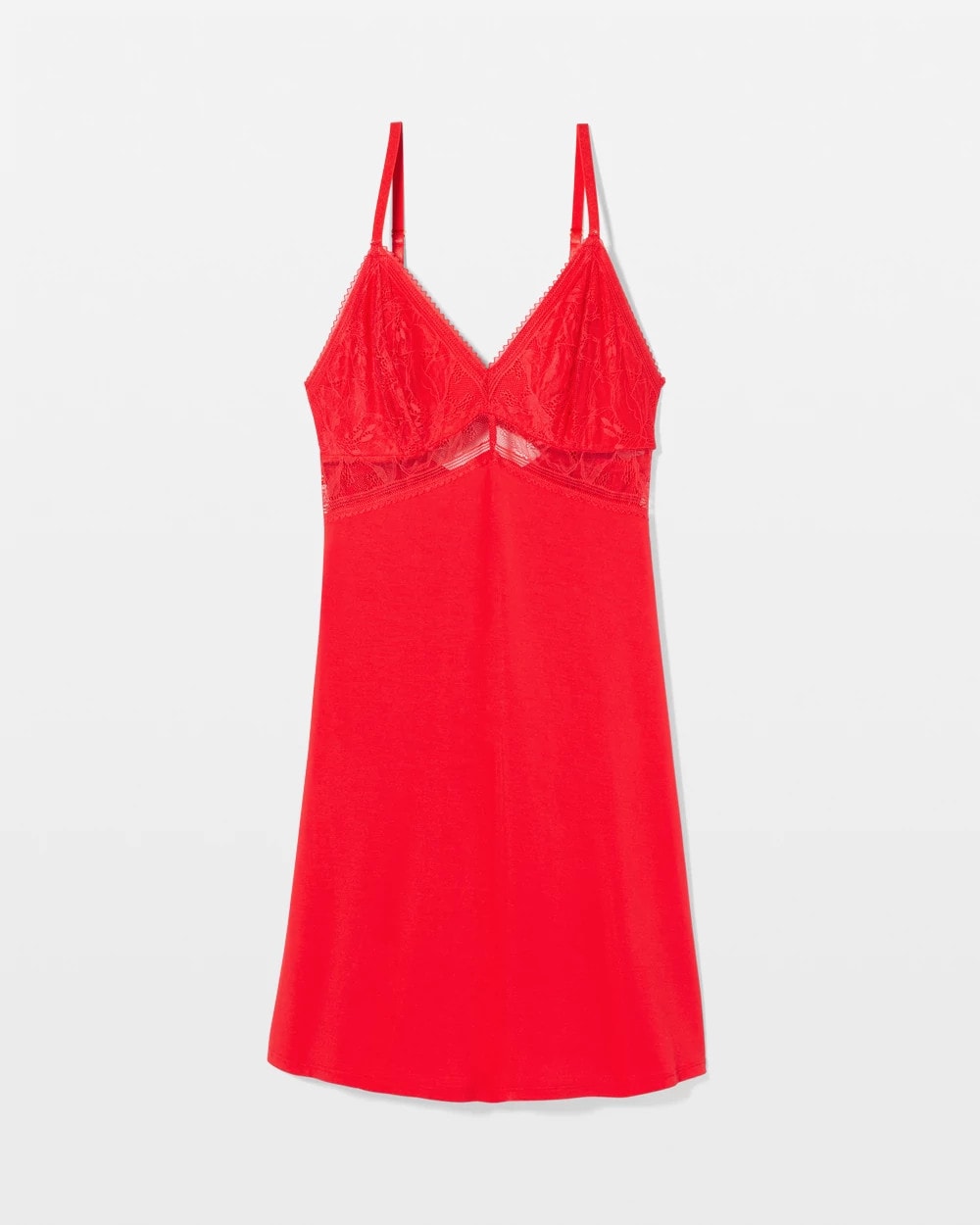 DARE ME RED - Soft Support Lace Chemise
