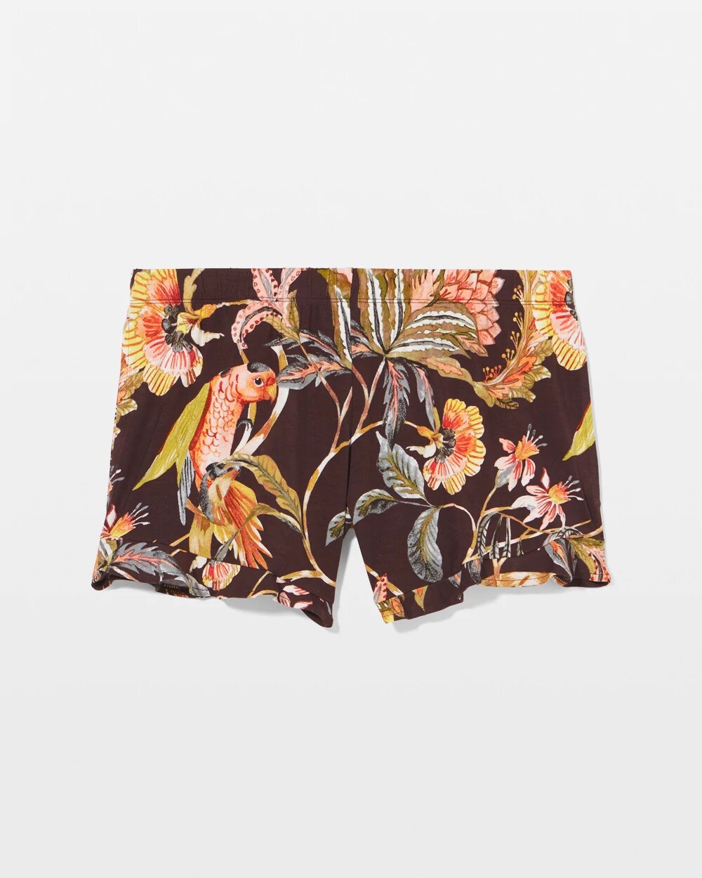 PARROT-DISO PLUME G PLUM - Ruffle Pajama Shorts