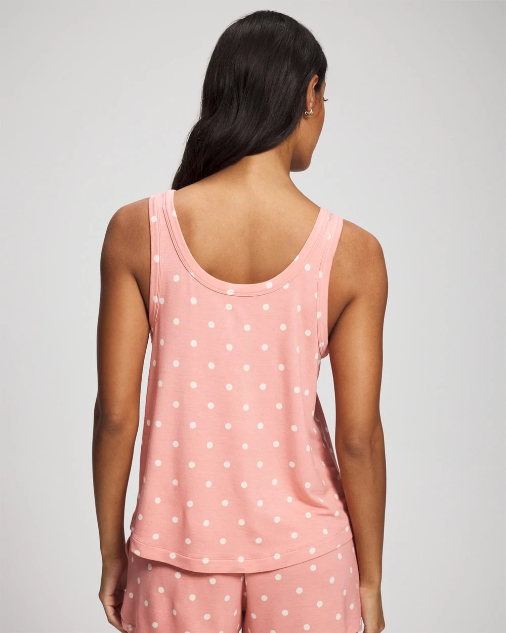 DREAMY DOT MID BLUSH PINK - Pajama Tank