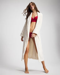 CHAMPAGNE DREAMS - Textured Plush Long Robe