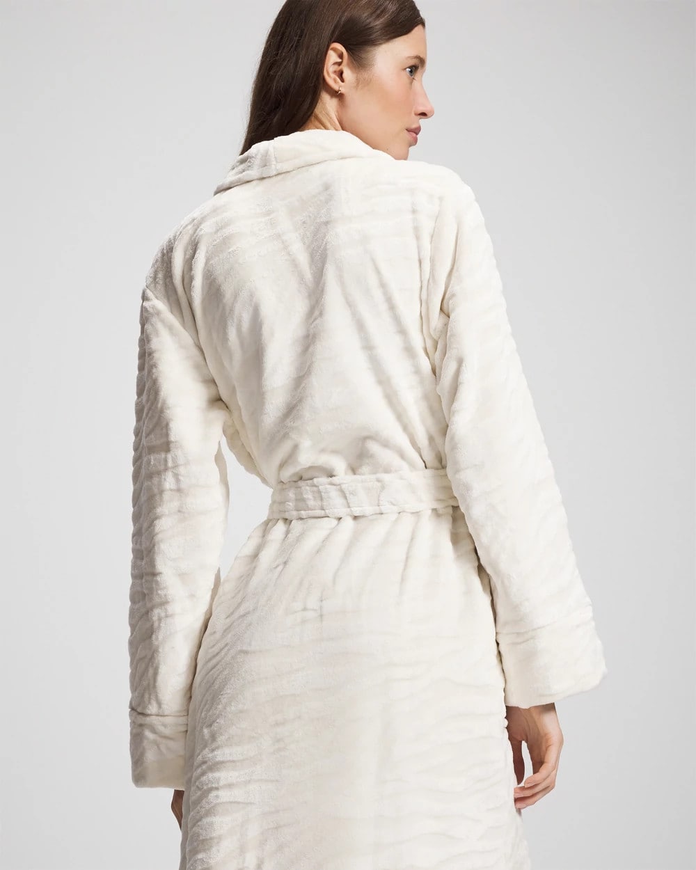 CHAMPAGNE DREAMS - Textured Plush Long Robe