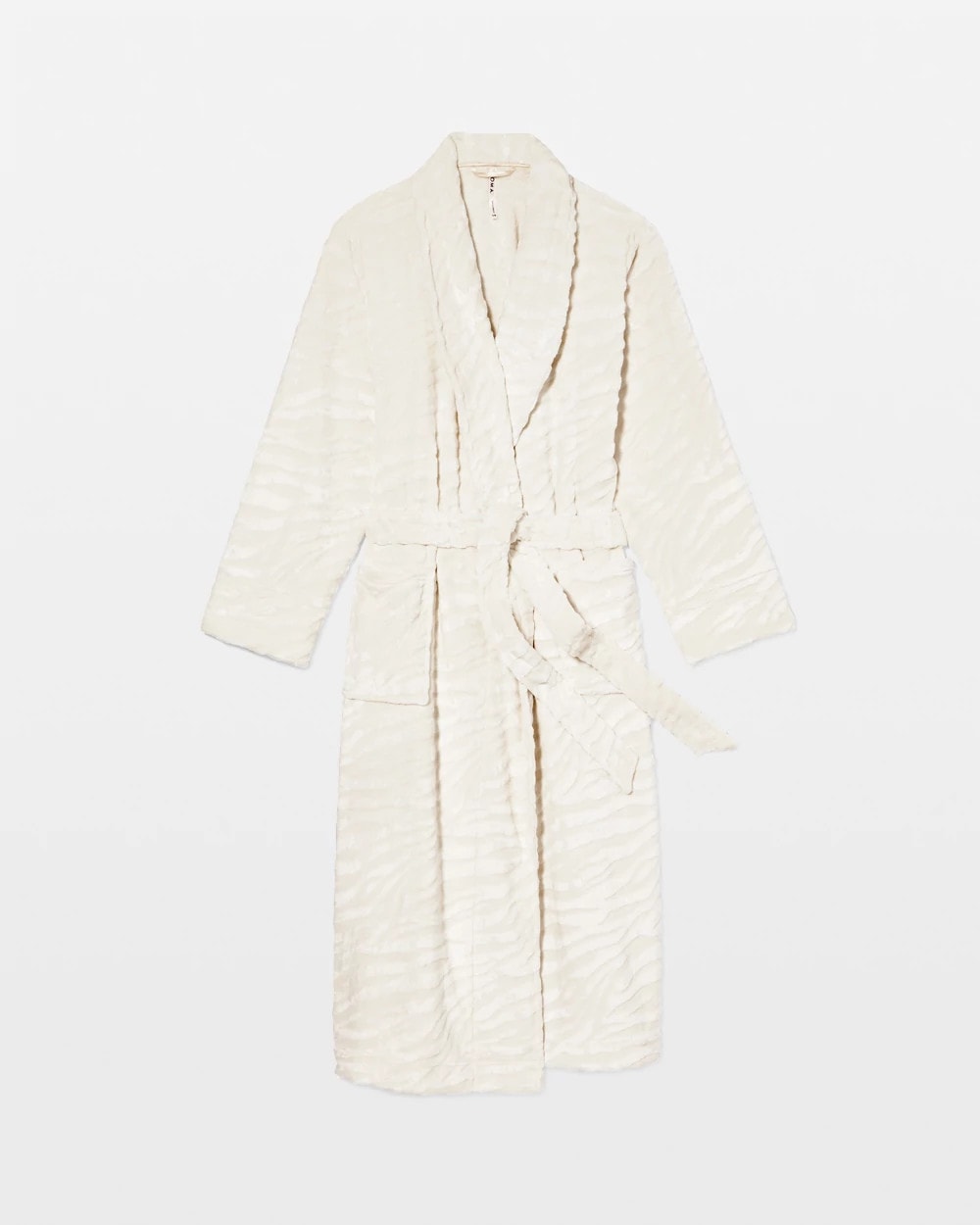 CHAMPAGNE DREAMS - Textured Plush Long Robe