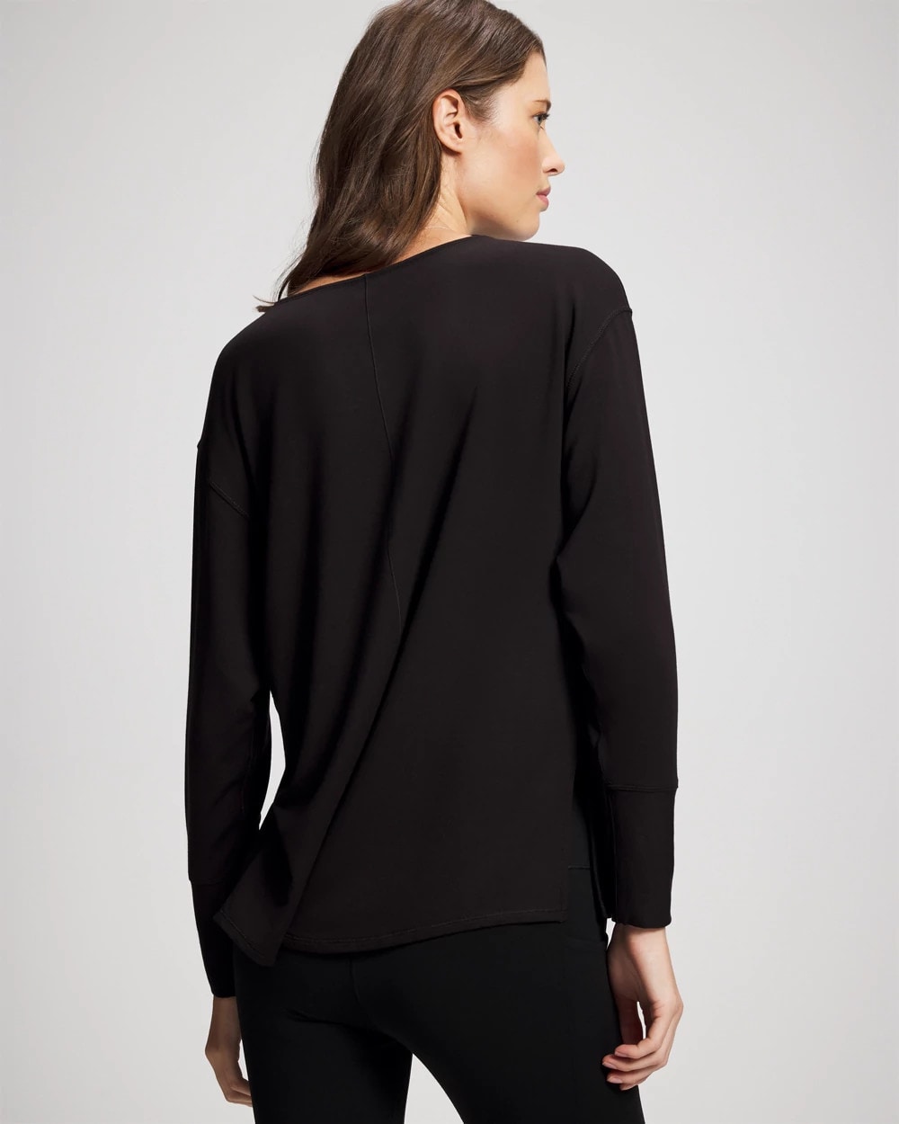 BLACK - Ultra Soft Fleece Dolman Top