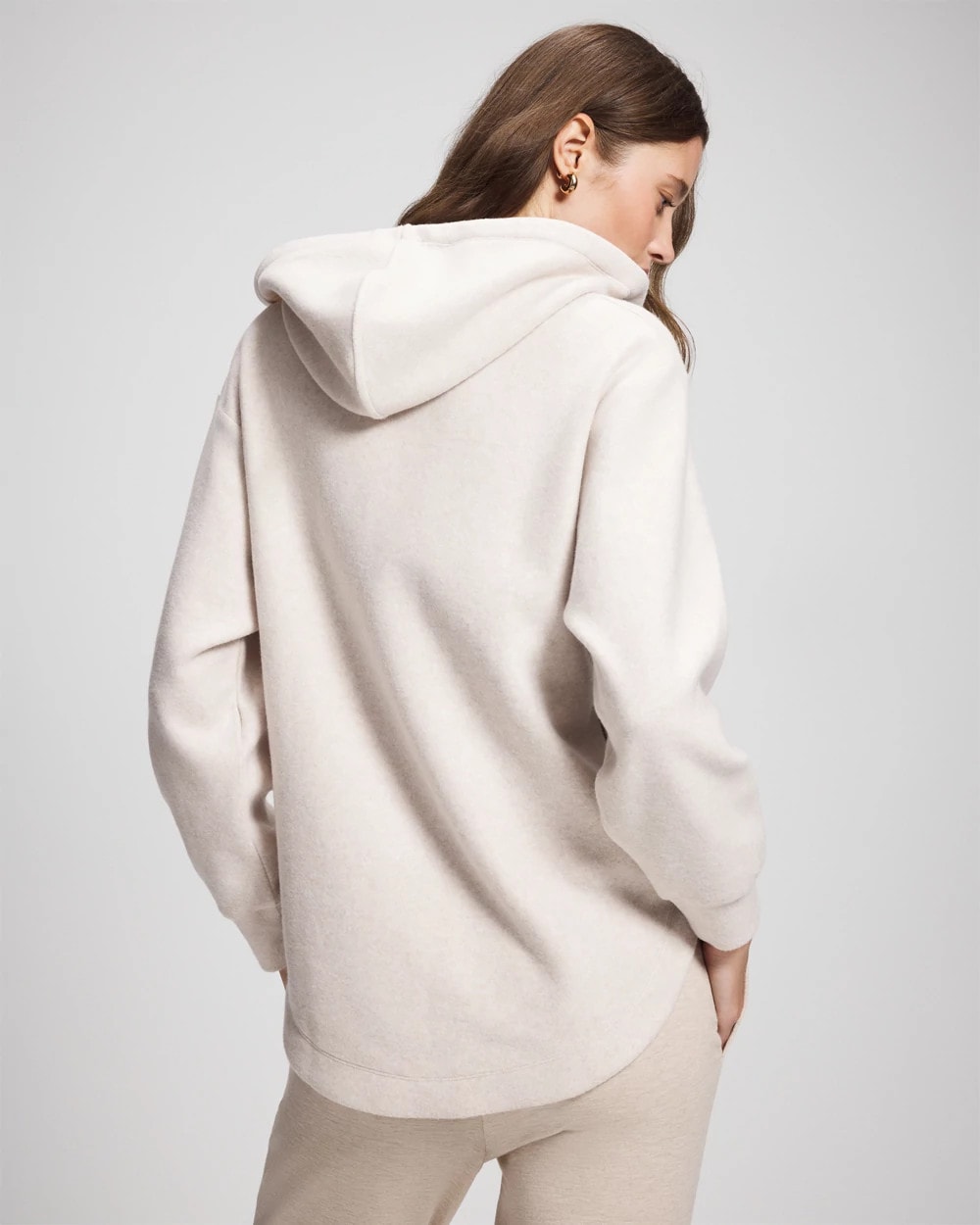 HEATHER SHELL - Cloud Fleece Oversized Hooded Sweater