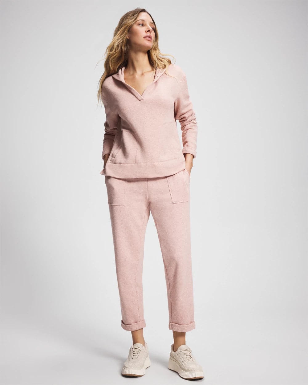 HEATHER CLAY - Cropped Pants