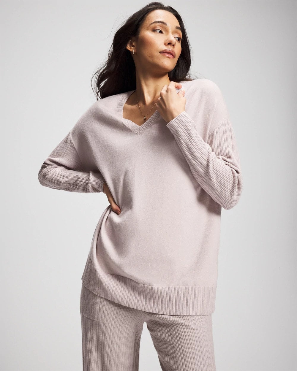 GRAY GLASS - Premier Knit Sweater