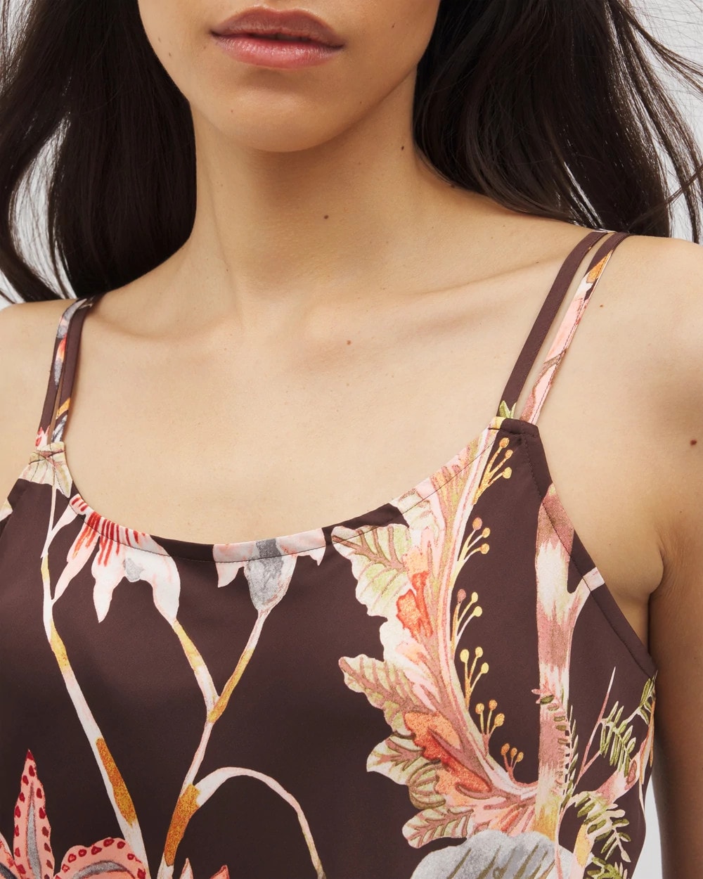 PARROT-DISO PLUME G FR - Double Strap Pajama Cami