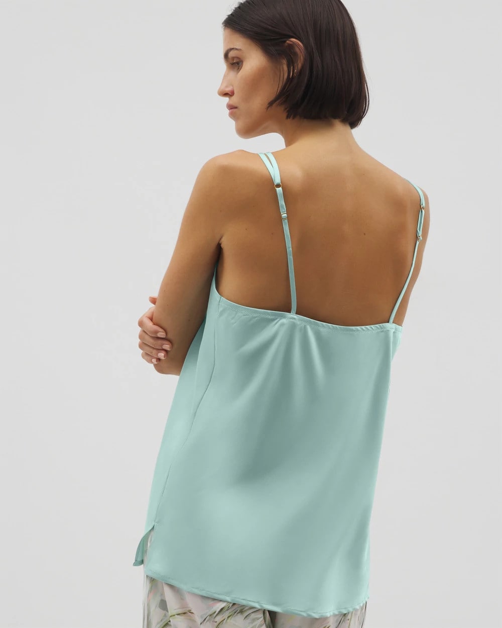 HARBOR GREEN - Double Strap Pajama Cami