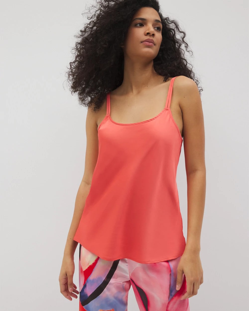 DEEP SEA CORAL - Double Strap Pajama Cami