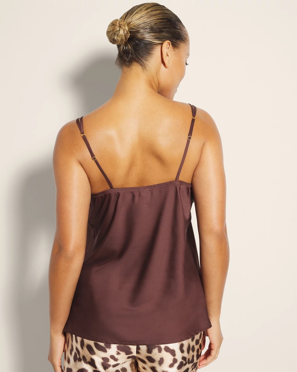 MOCHA - Double Strap Pajama Cami