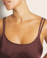 MOCHA - Double Strap Pajama Cami