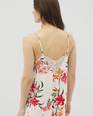 LE TIGRE FLORA CHAMPAGNE - Lace Trim Chemise