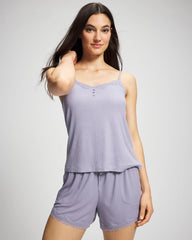 LAVENDER CLOUD - Pointelle Pajama Cami