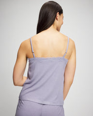 LAVENDER CLOUD - Pointelle Pajama Cami