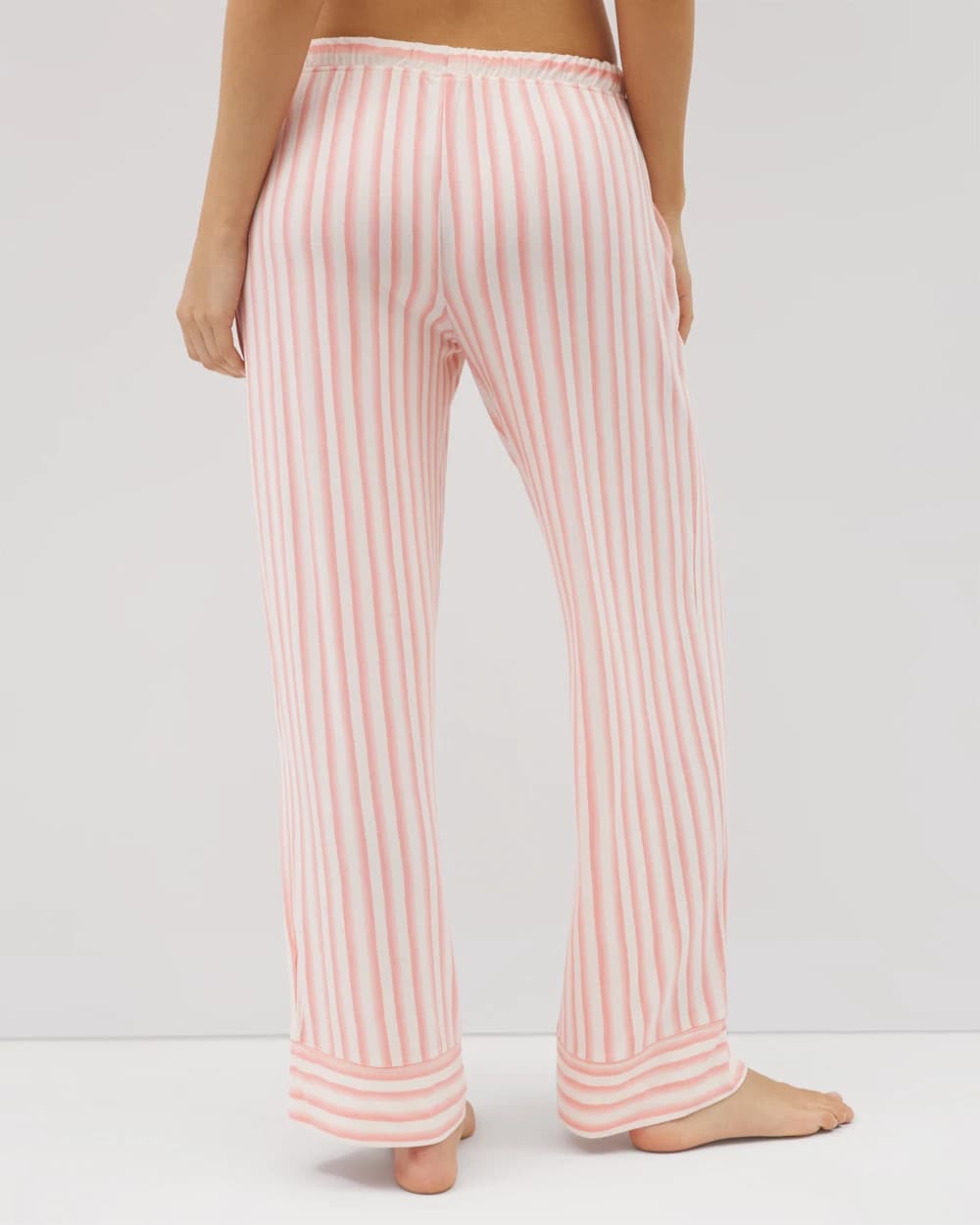 SUNNY STRIPES CHAMPAGNE - Printed Pajama Pants
