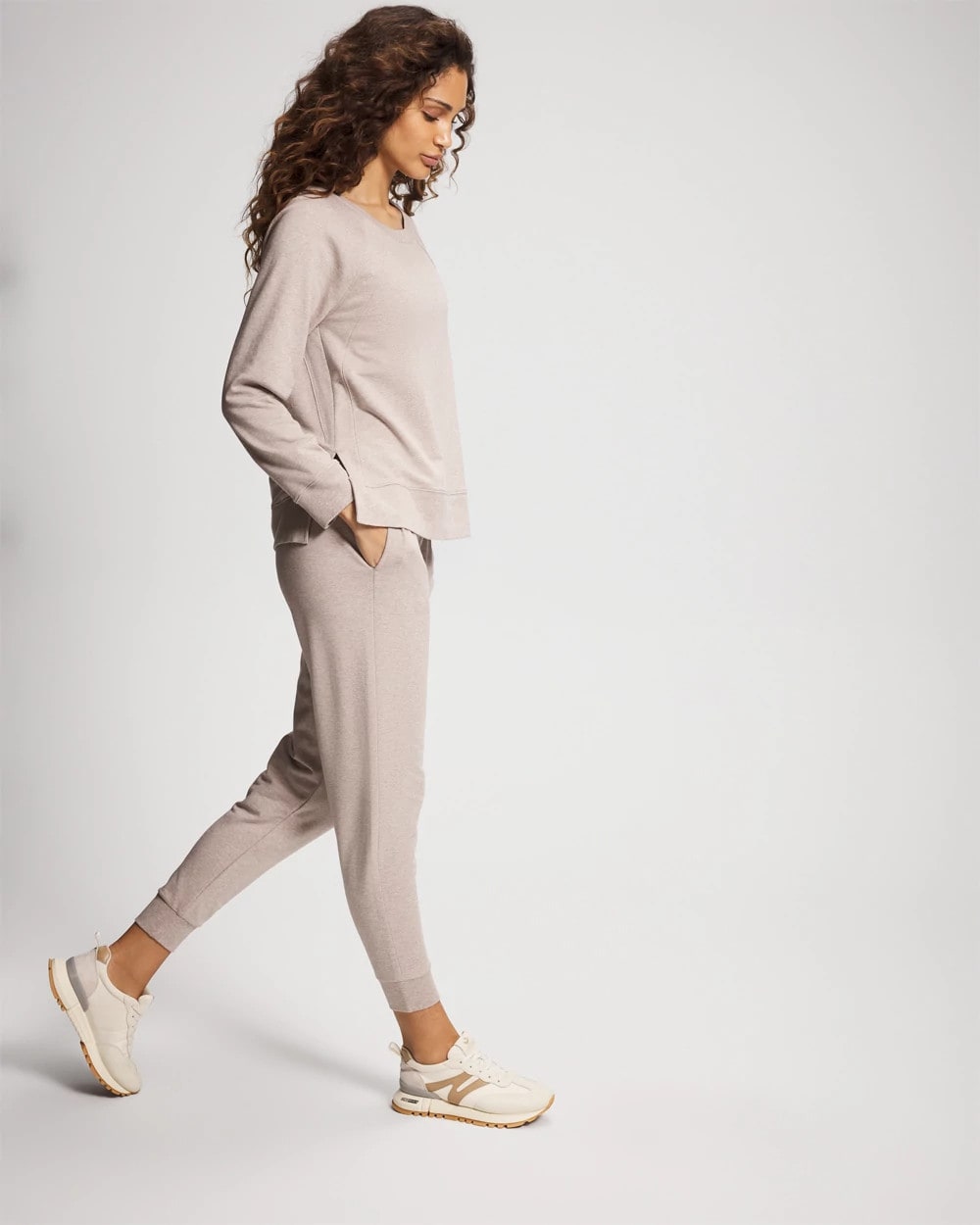 HEATHER MINK - Essential Terry Jogger