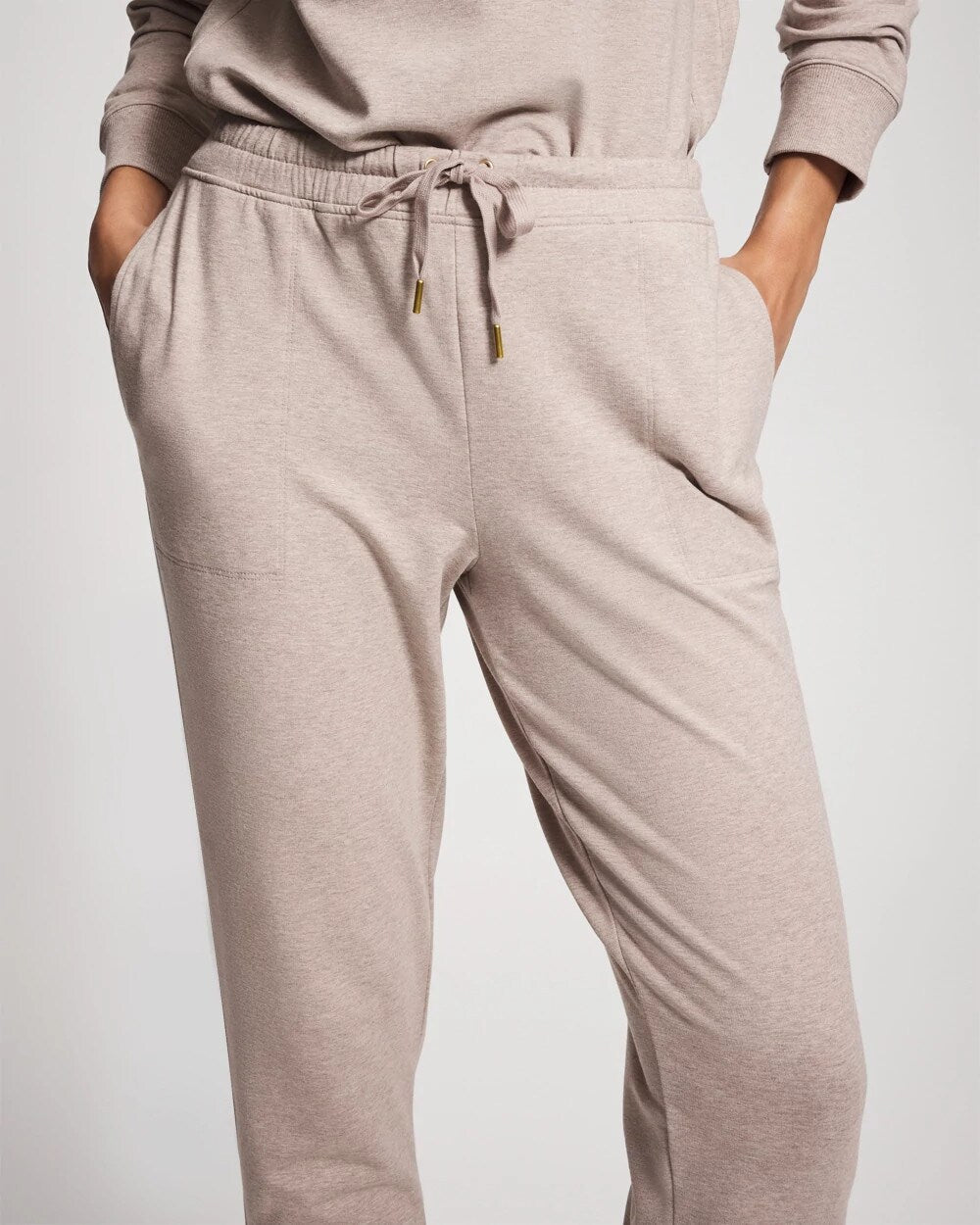 HEATHER MINK - Essential Terry Jogger