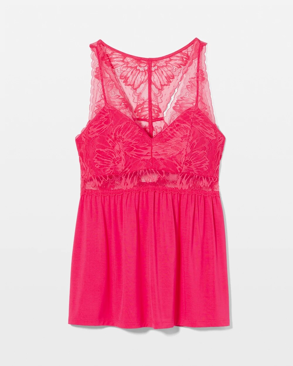 PERFECT PINK - Soft Support Lace Pajama Cami