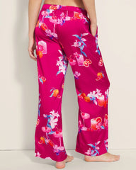 ORANGE YOU GLAD PINK COSM - Piped Pajama Pant