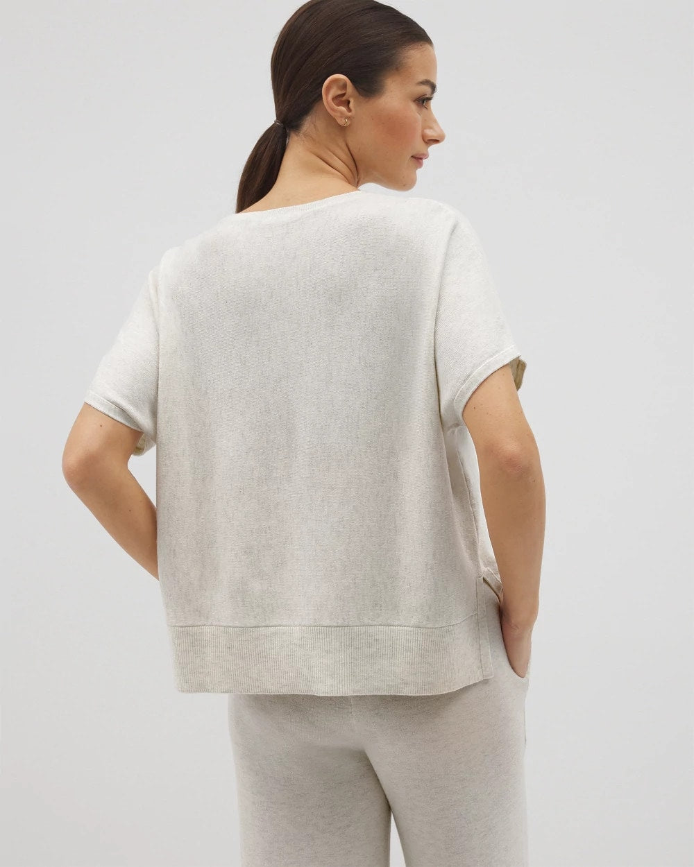 HEATHER CRYSTAL - Dolman Sweater Top