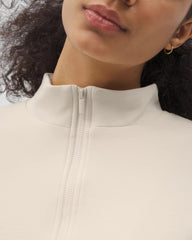 PARCHMENT - Quarter Zip Top