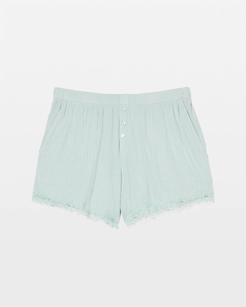 GREEN MIST - Pointelle Pajama Short