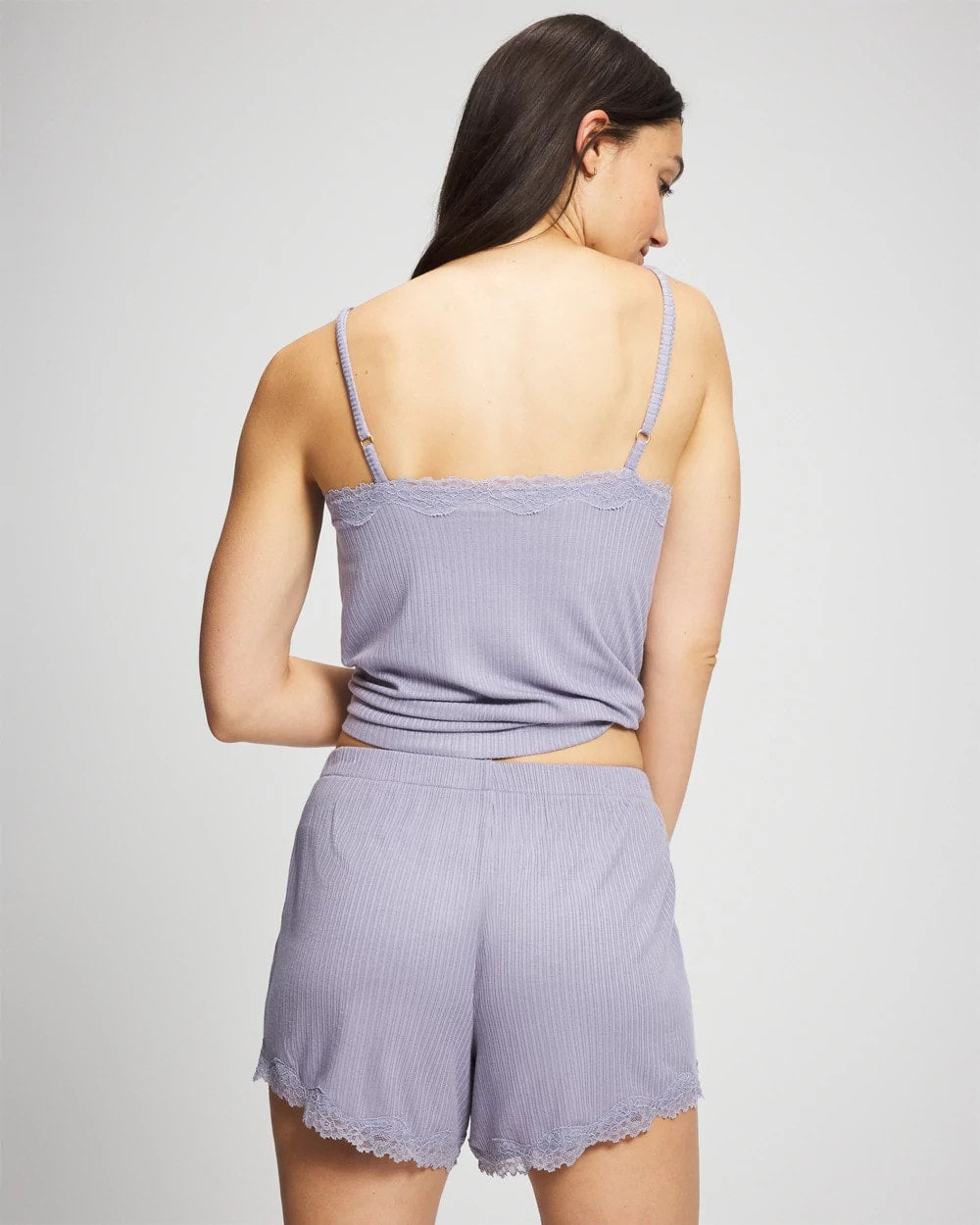 LAVENDER CLOUD - Pointelle Pajama Short