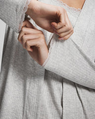 HEATHER FROST - Pointelle Pajama Cardi