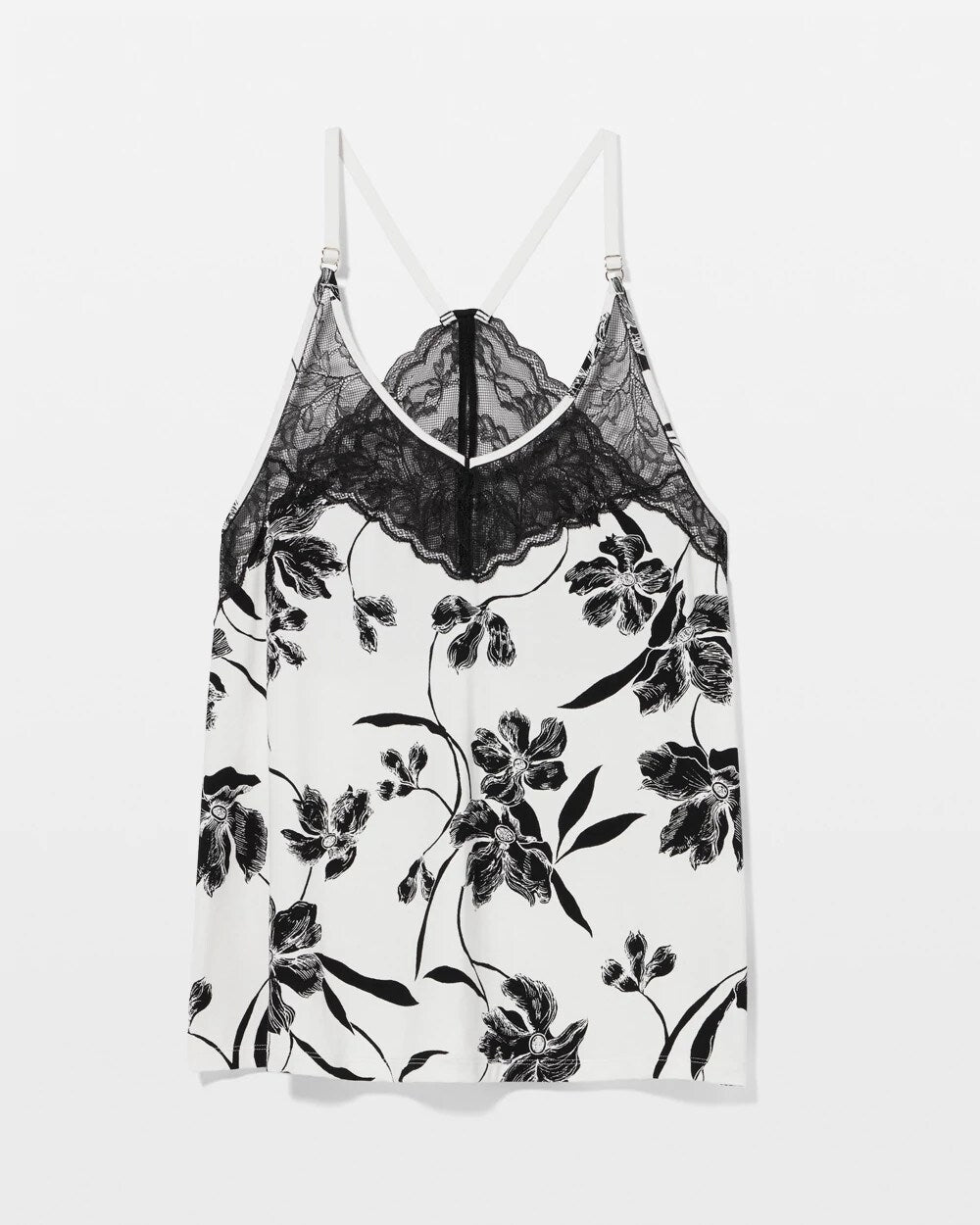 REFLECTION BLOOMS CHAMP - Lace Pajama Cami