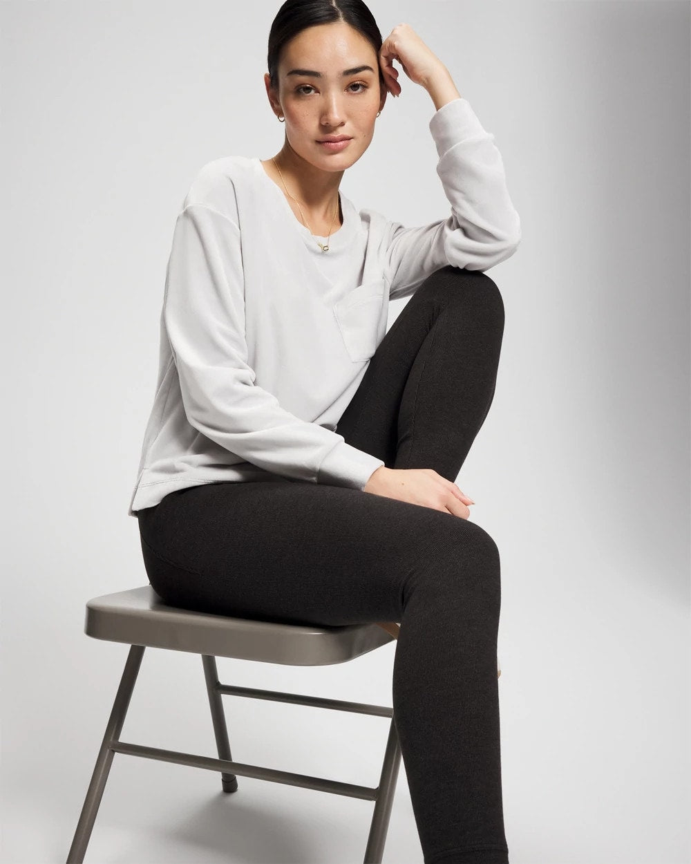 HEATHER CHARCOAL - Cozy Lounge Legging