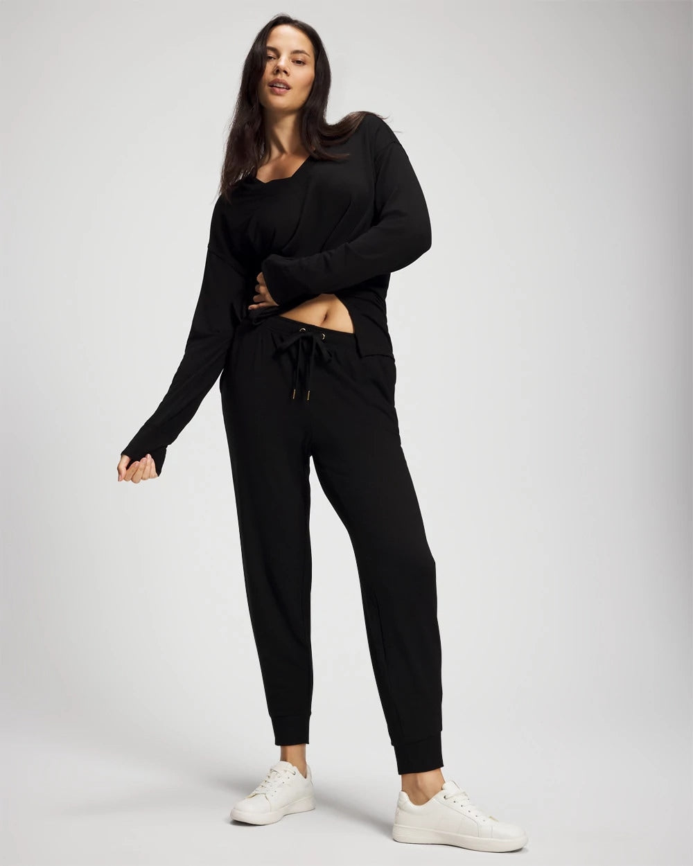 BLACK - Ultrasoft Fleece Joggers