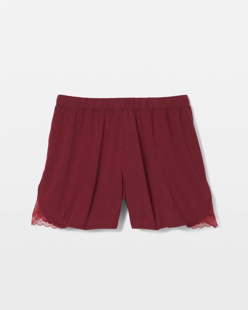 VERMILLION - Lace Trim Pajama Shorts