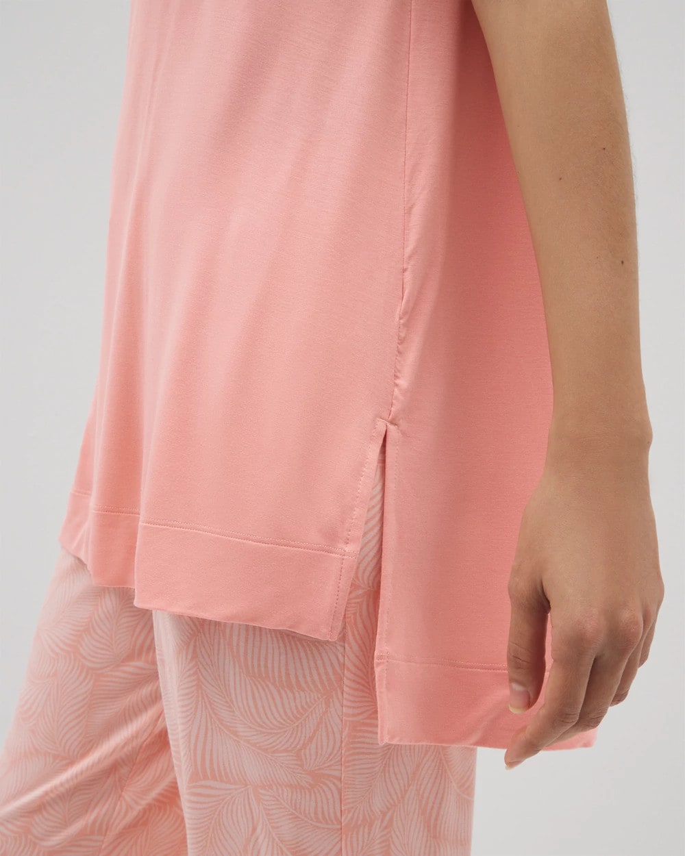 PALOMA GLOW - Short Sleeve Pajama Tunic Tee