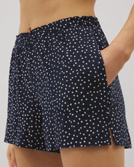 DOT OBSESSED NAVY - Pajama Shorts