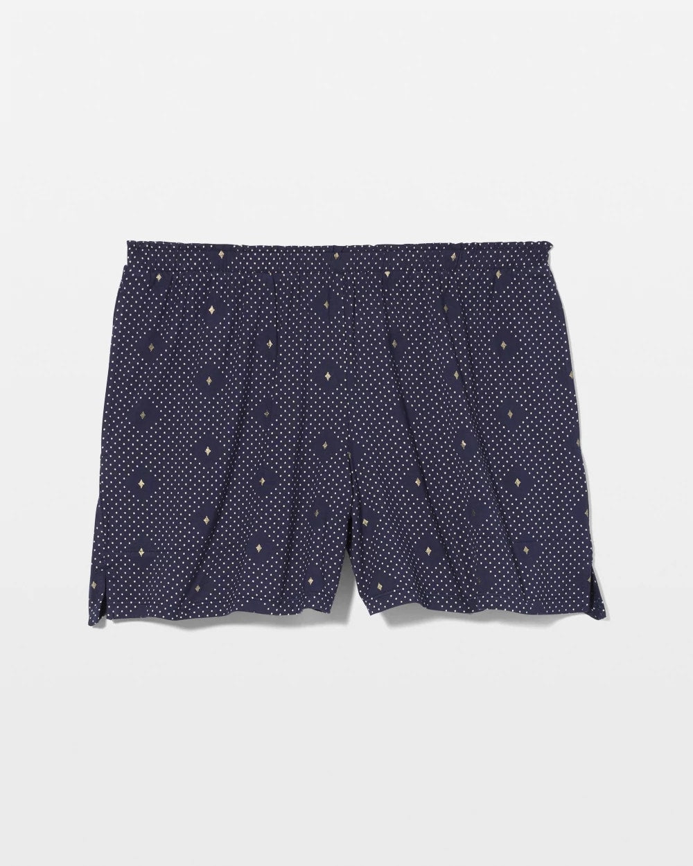 SHINE ON DOT NAVY - Pajama Shorts