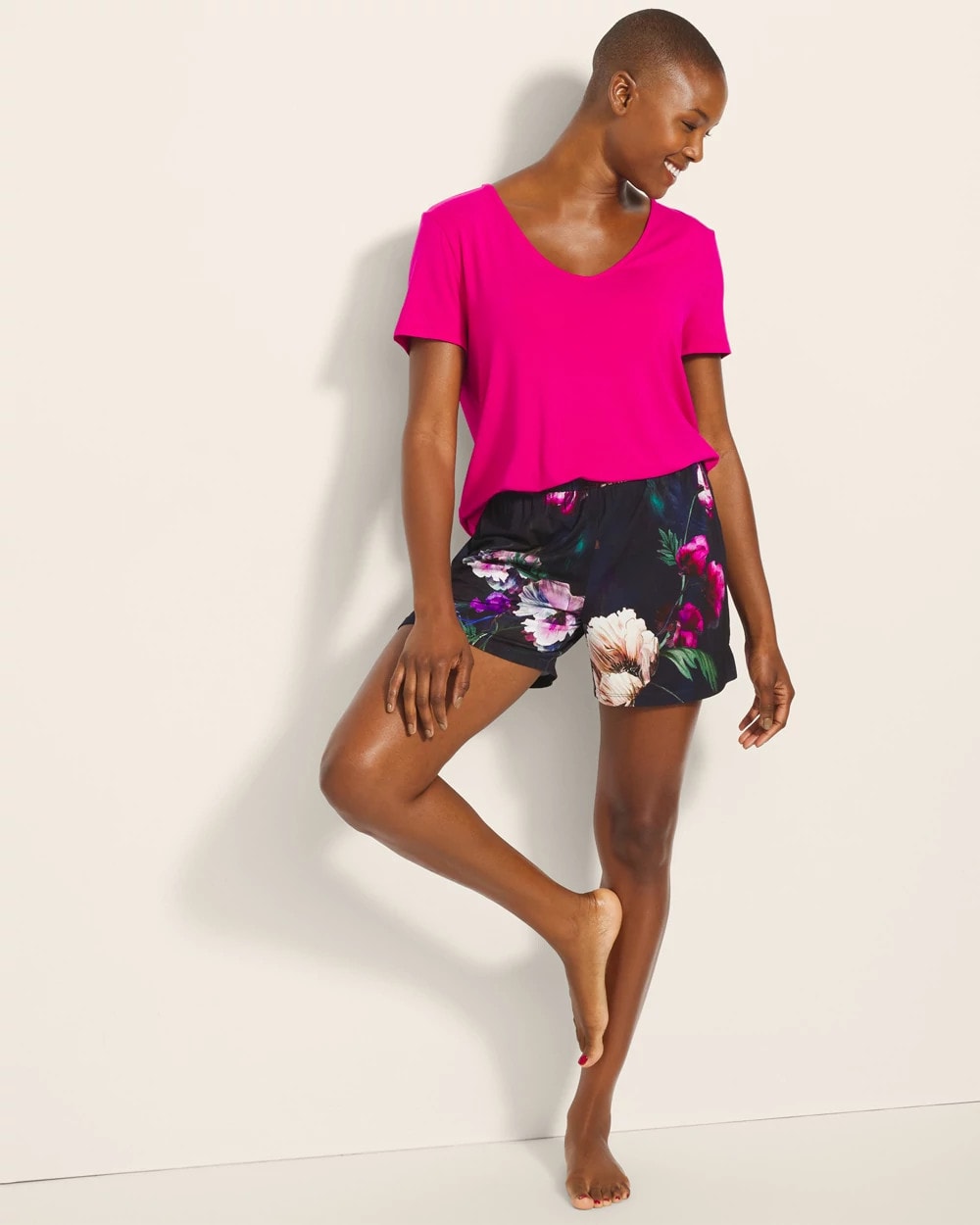 FLEUR EVER DRAMA NAVY - Pajama Shorts