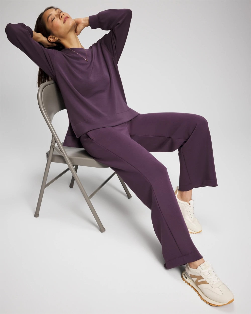PLUM PERFECT - Modern Modal Straight Leg Pant