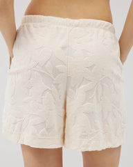 PARCHMENT - Jacquard Terry 5 Inch Short