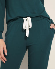 DEEP TEAL - Banded Ankle Pajama Pant