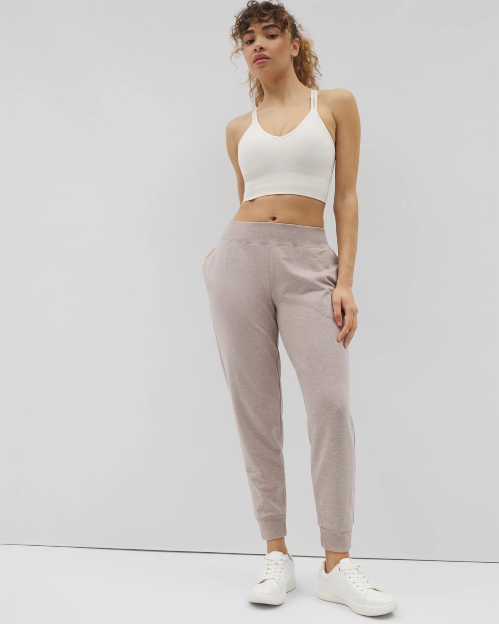 HEATHER MINK - Essential Terry Jogger