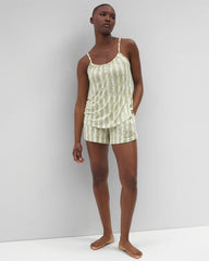 CHILL STRIPE CHAMPAGNE - Cool Nights Pajama Cami