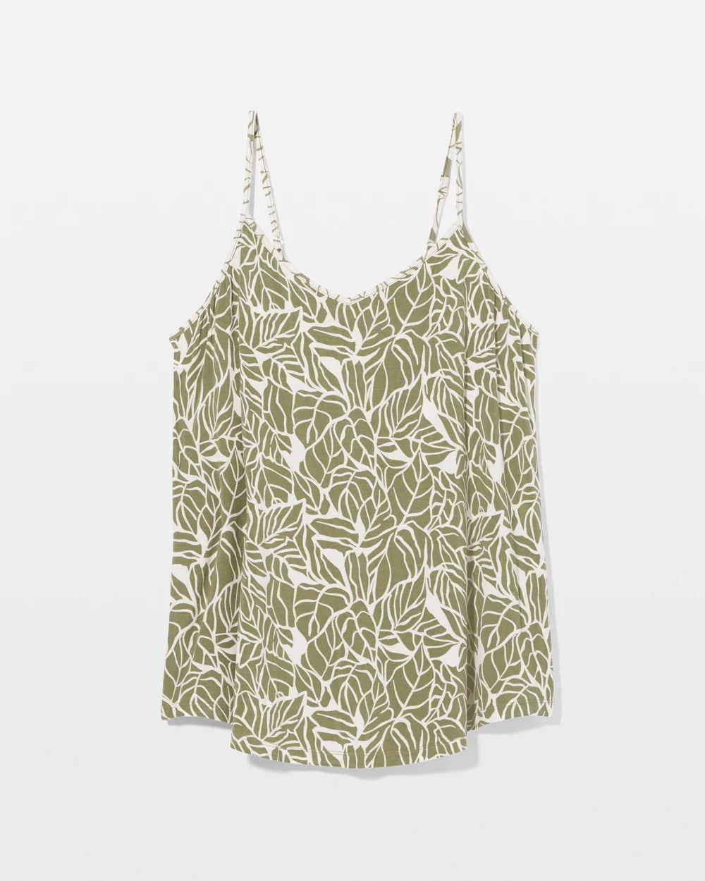 PALMTASTIC VETIVER/CHAMP - V-Neck Pajama Cami
