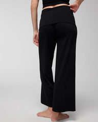 BLACK - 24/7 Fold-Over High-Waisted Bottoms