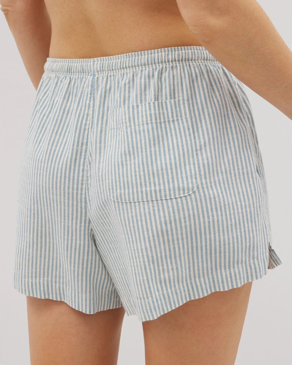 BLUE HEAVEN STRIPE - Printed Pajama Short