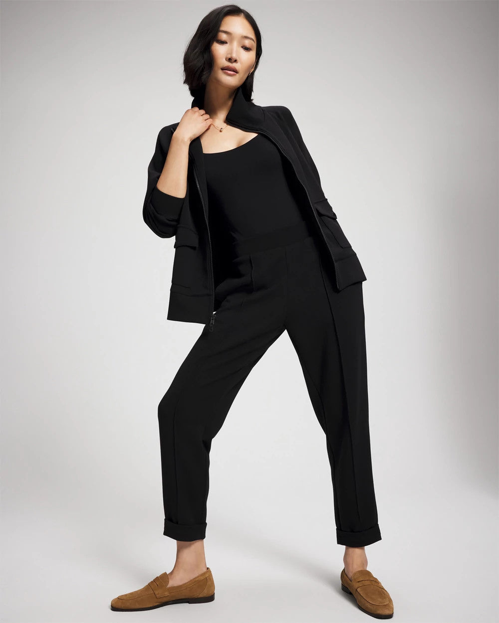BLACK - Modern Modal Jacket