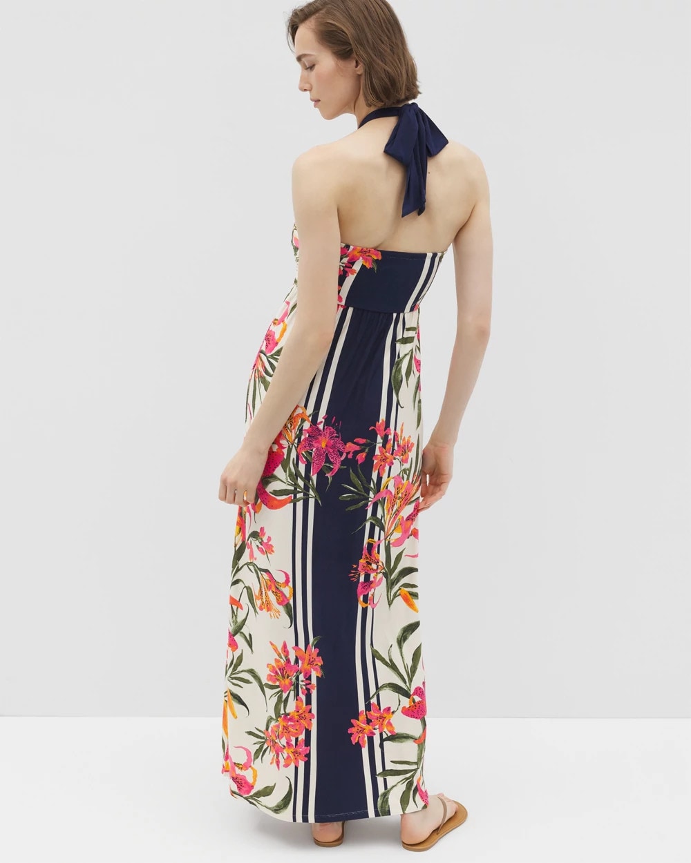 LE TIGRE FLORA BDR PARCH - Retreat Maxi Bra Dress